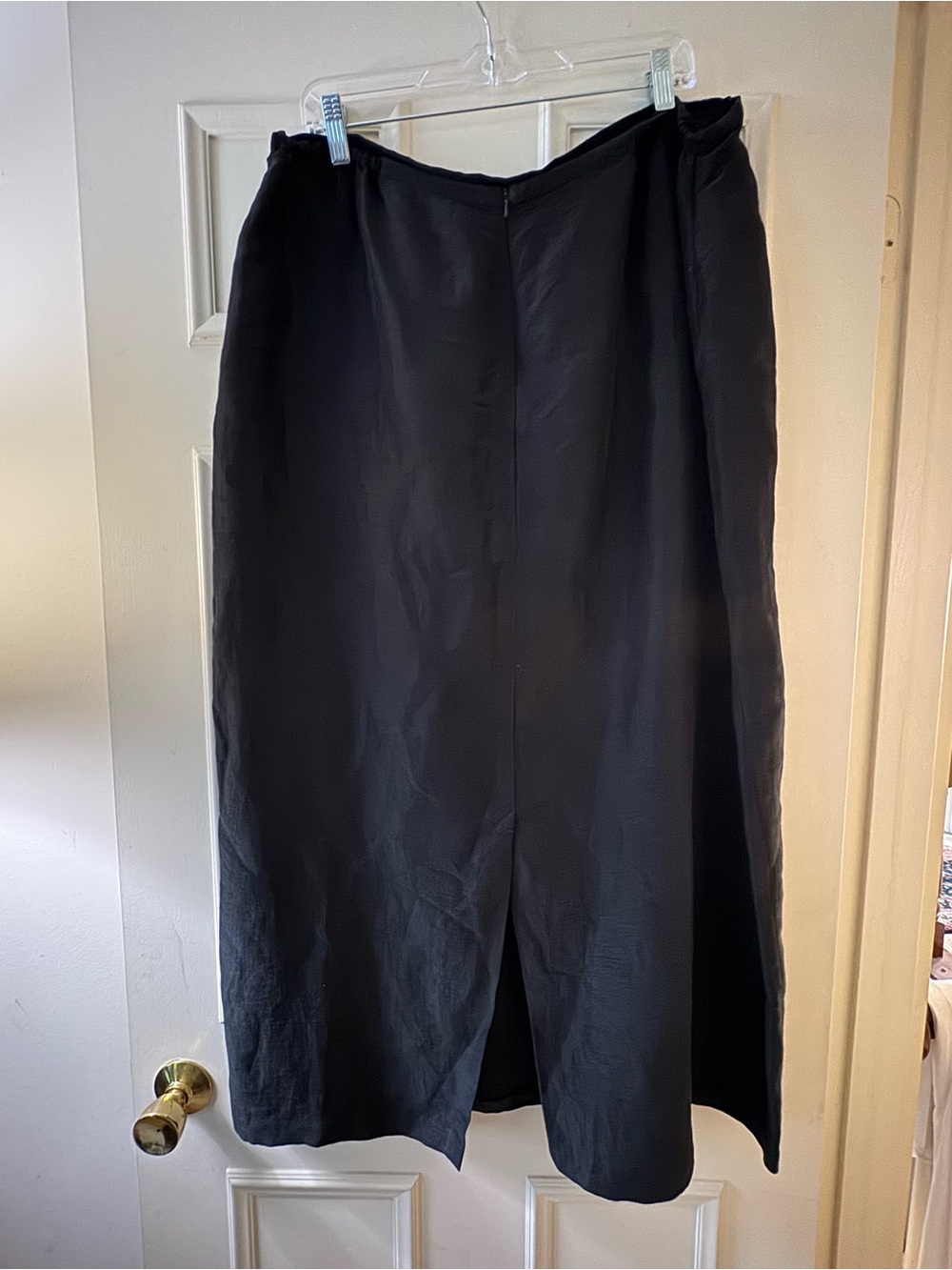 Eileen Fisher Black Maxi Skirt-Size 2x - Picture 2 of 7